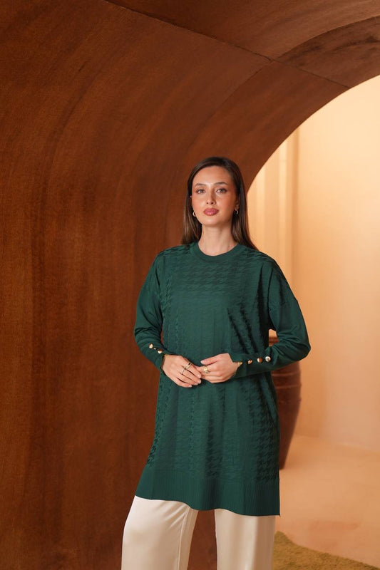 Cool Touch Tunic in green – Modestique