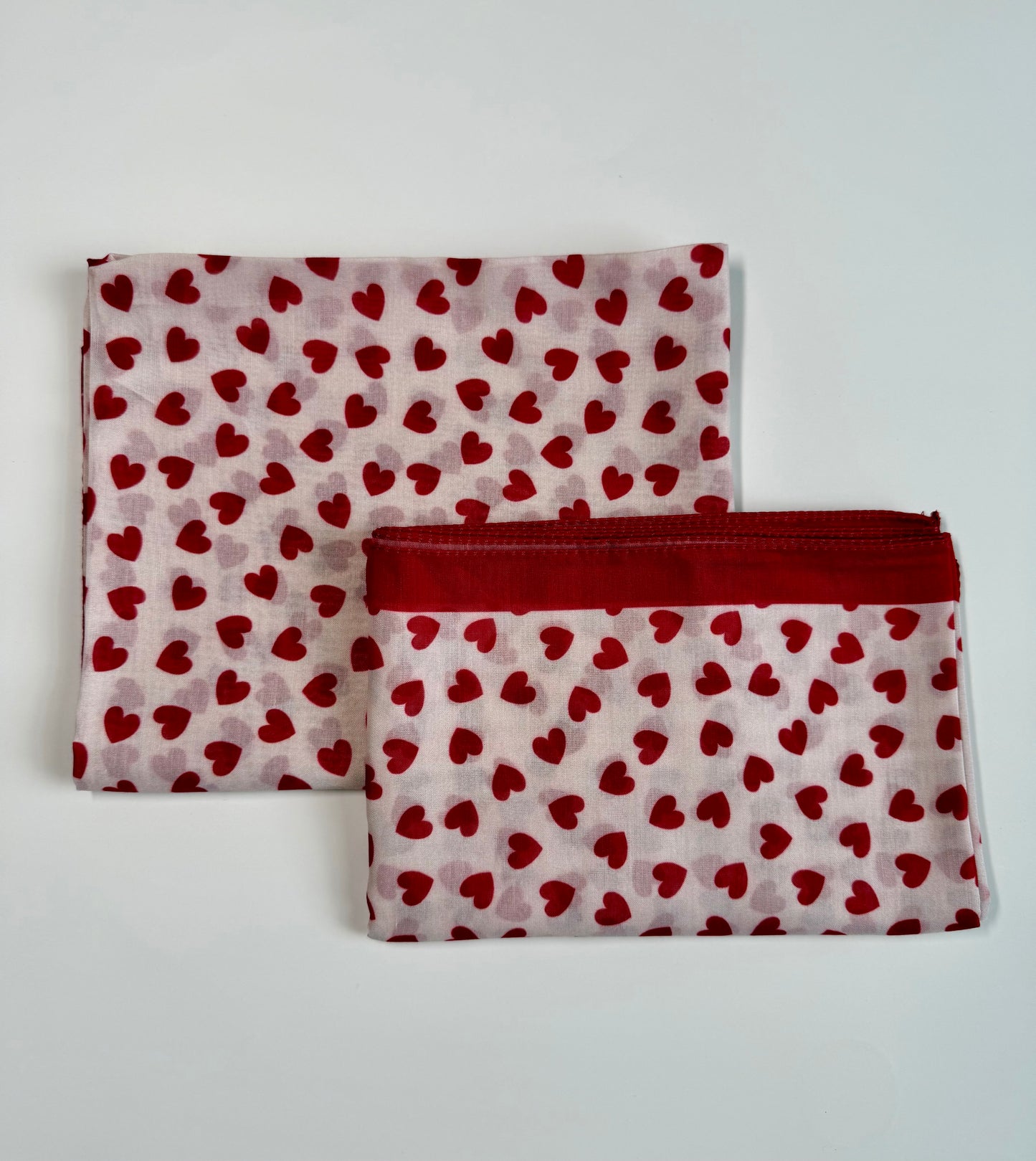 Mom & Me Print Hijab Set - Playful Hearts