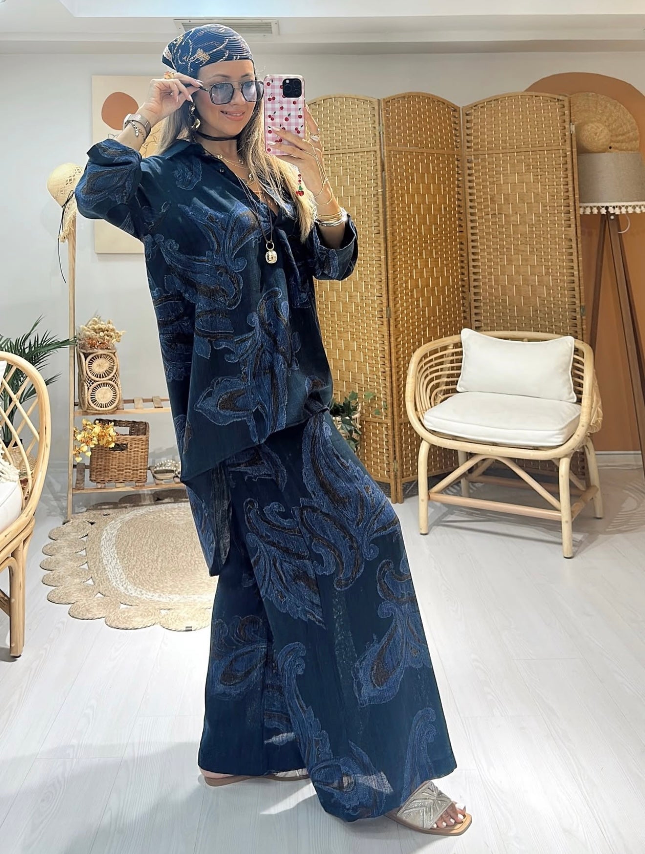 Bohemian Navy Set