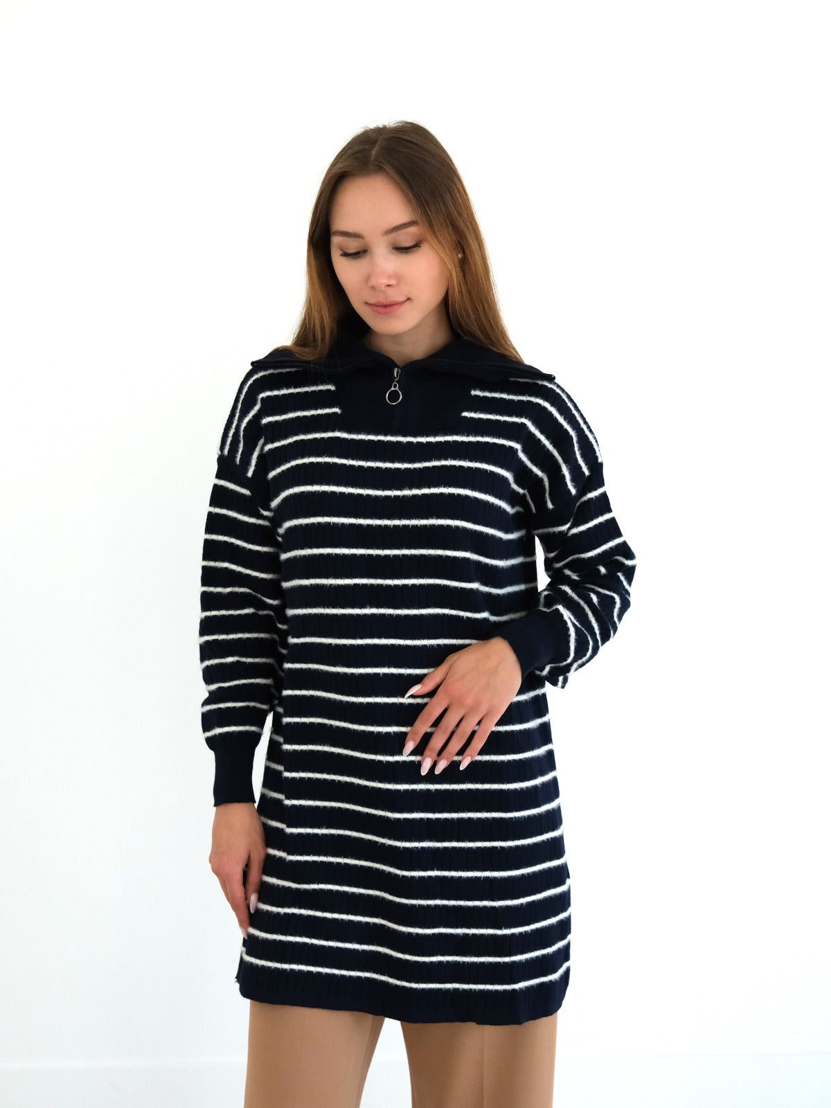 Striped Knit Tunic
