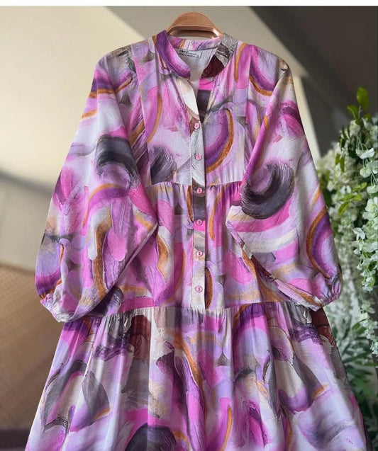Lilium Dress - Abstract