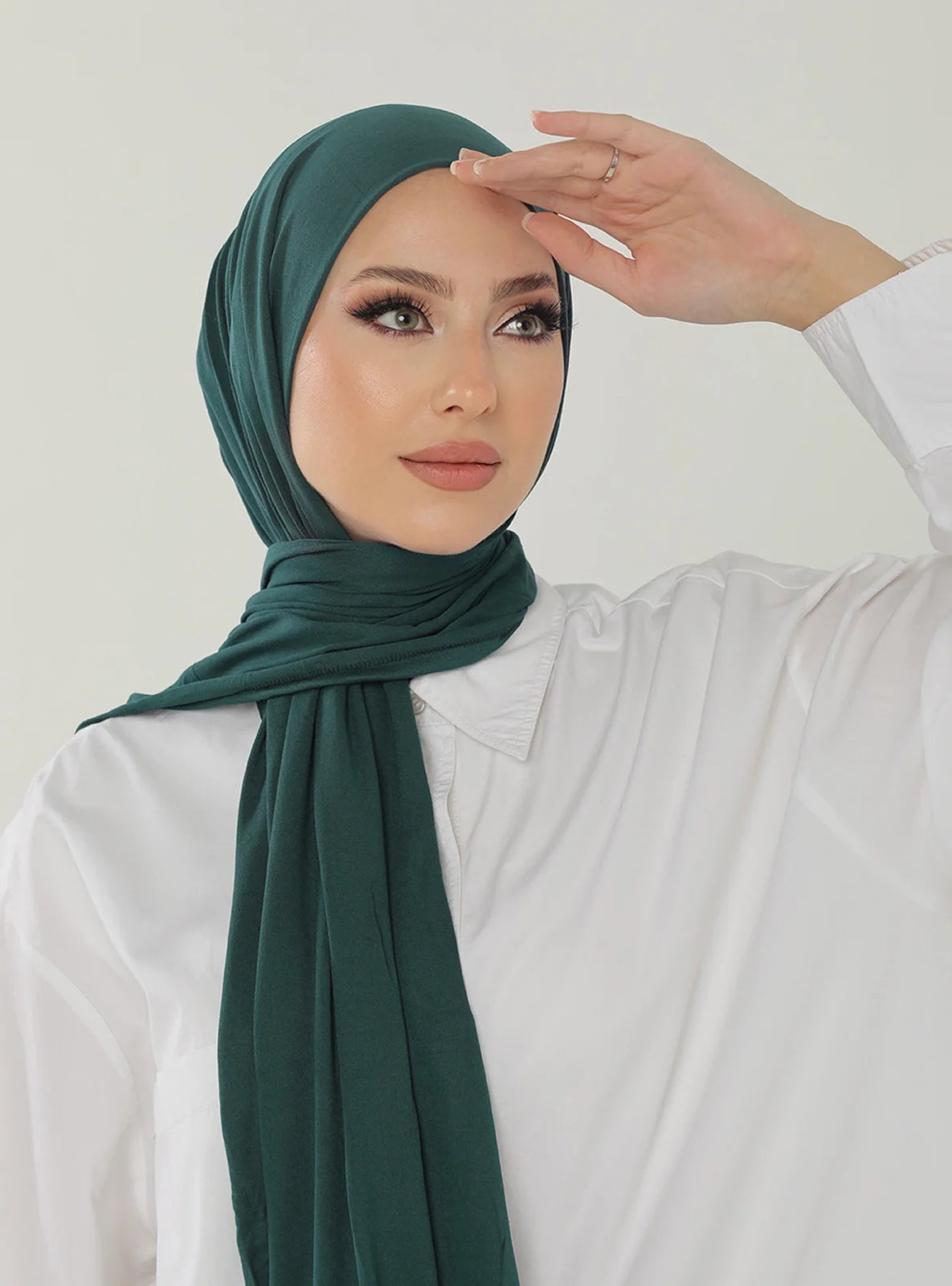 Jersey Hijab - Dark Green