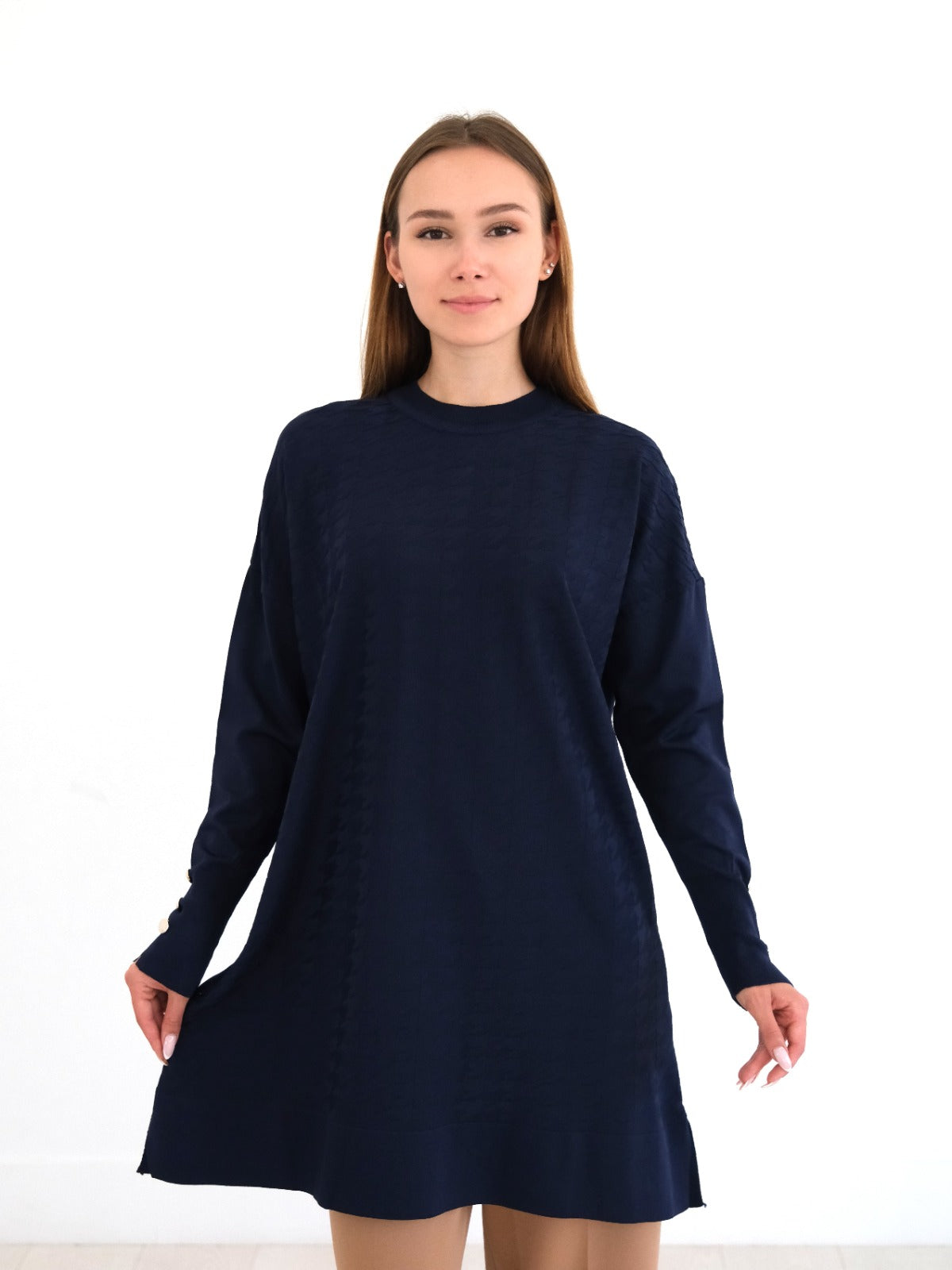 Cool-Touch Houndstooth Tunic