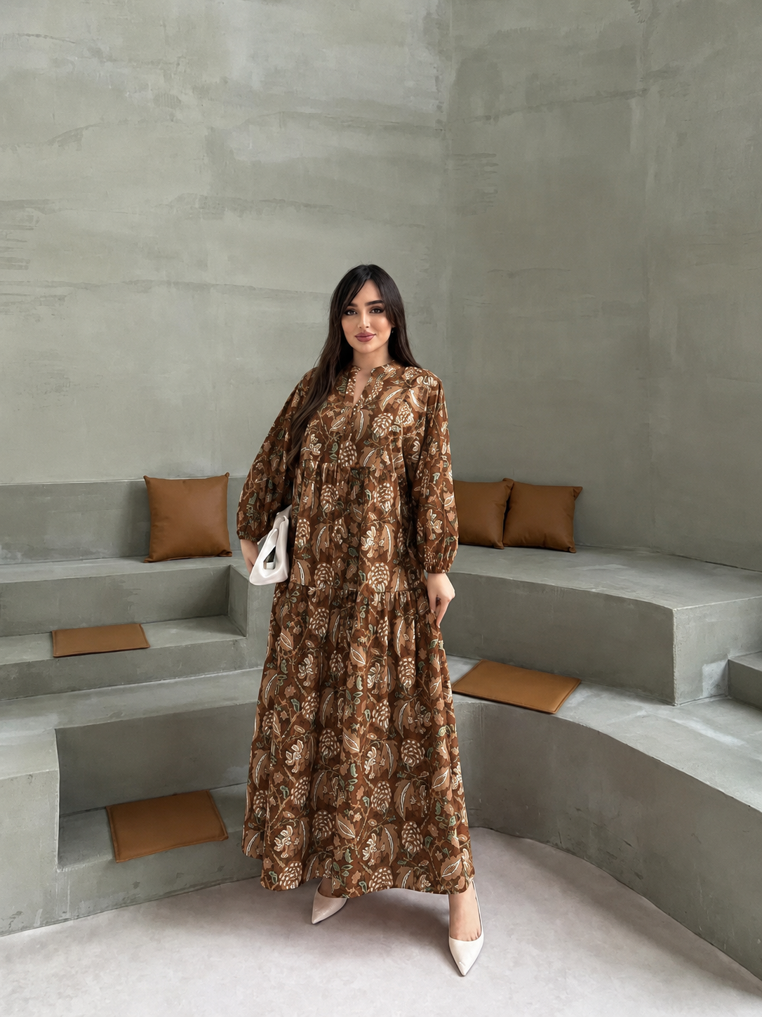 Cocoa Bloom Summer Dress