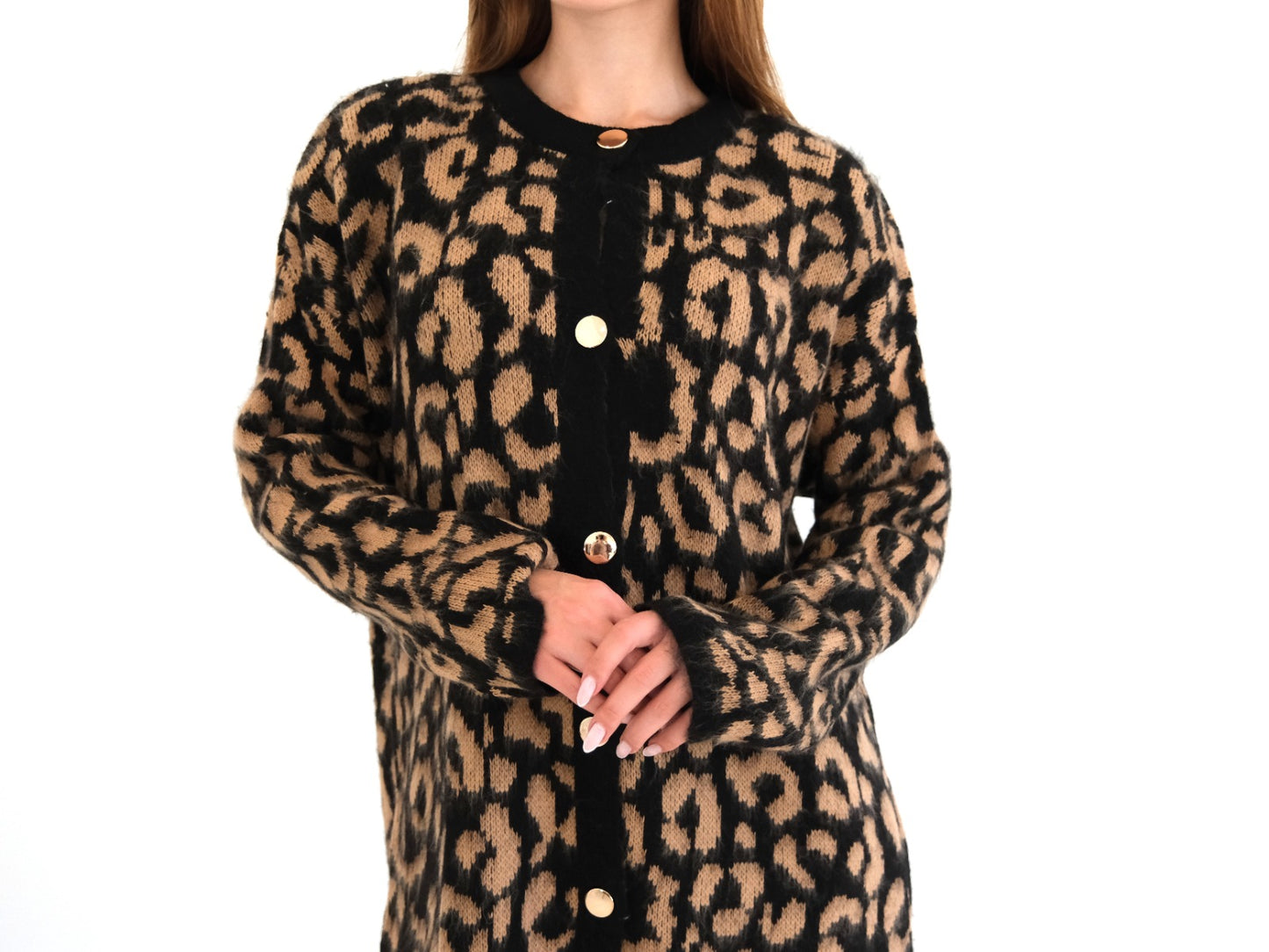 Leopard Print Cardigan