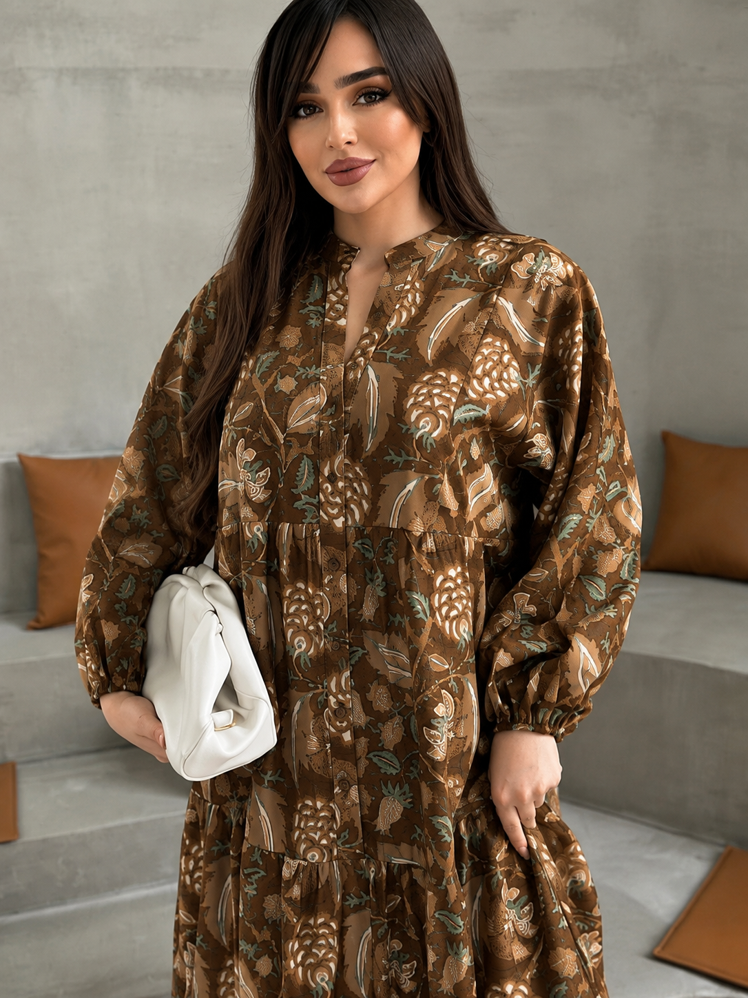 Cocoa Bloom Summer Dress