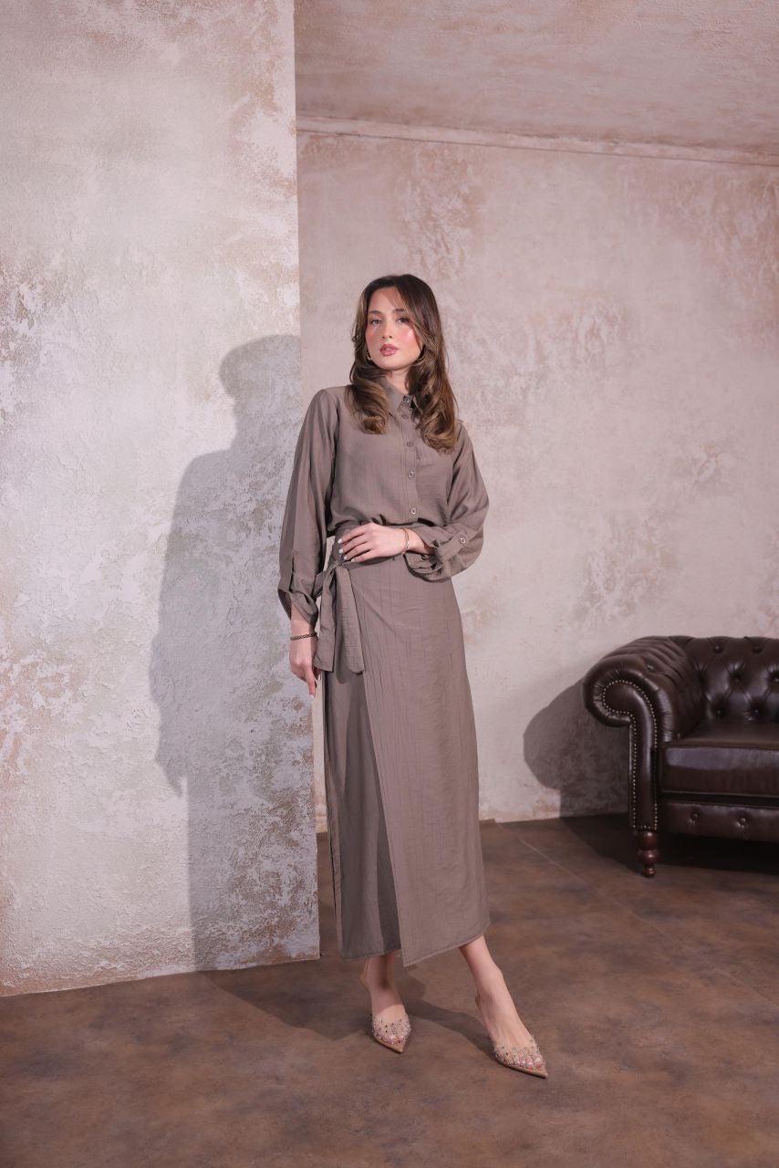 Tie Skirt Set