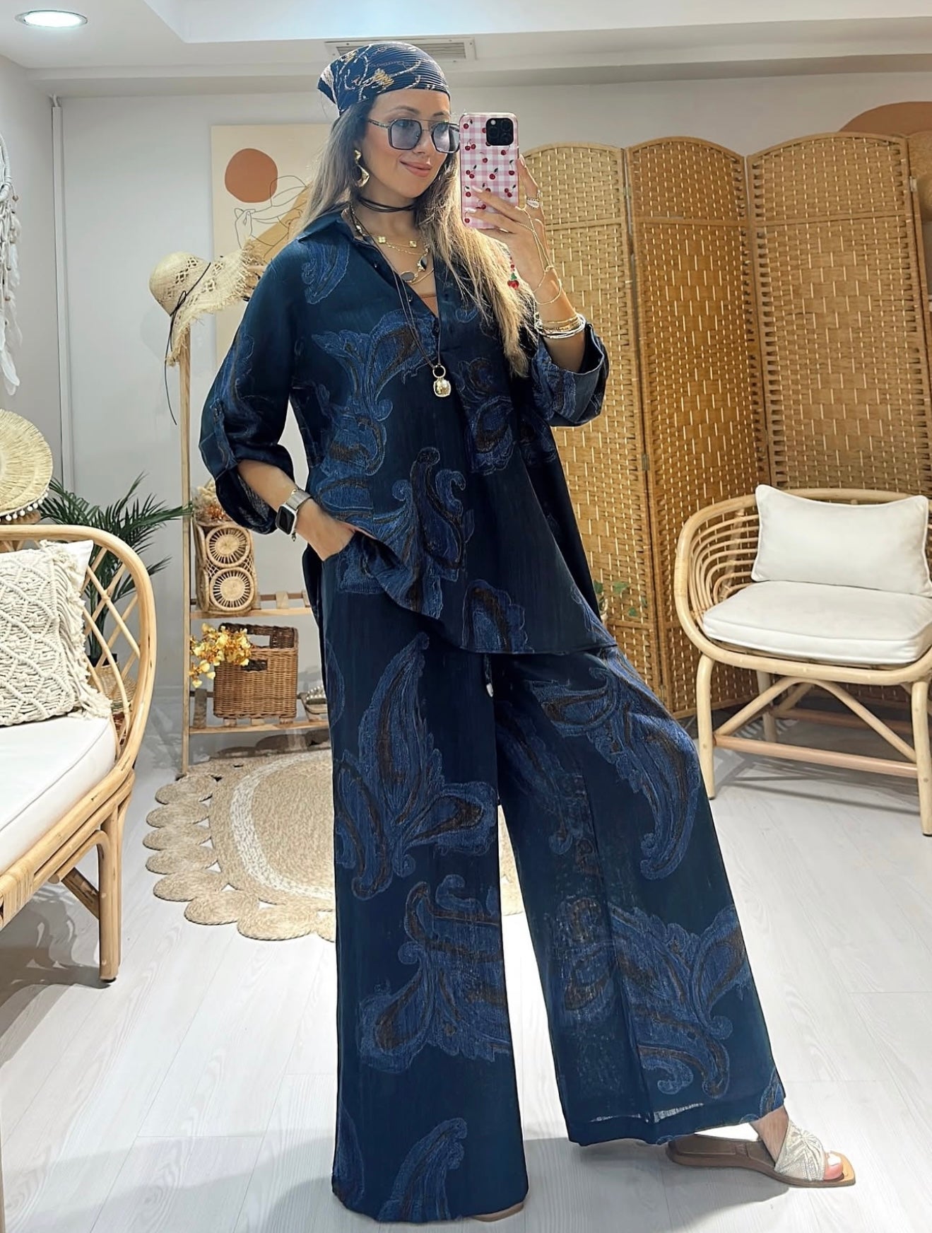 Bohemian Navy Set