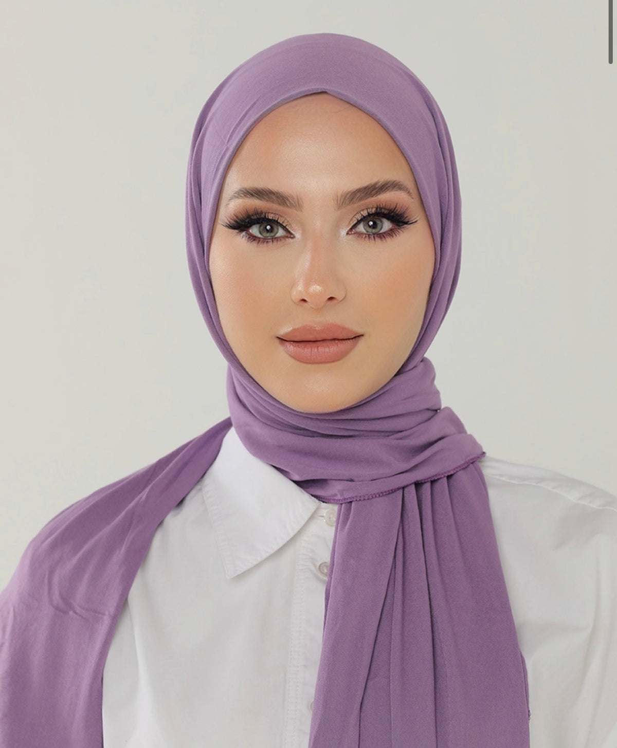 Jersey Hijab -  Lilac