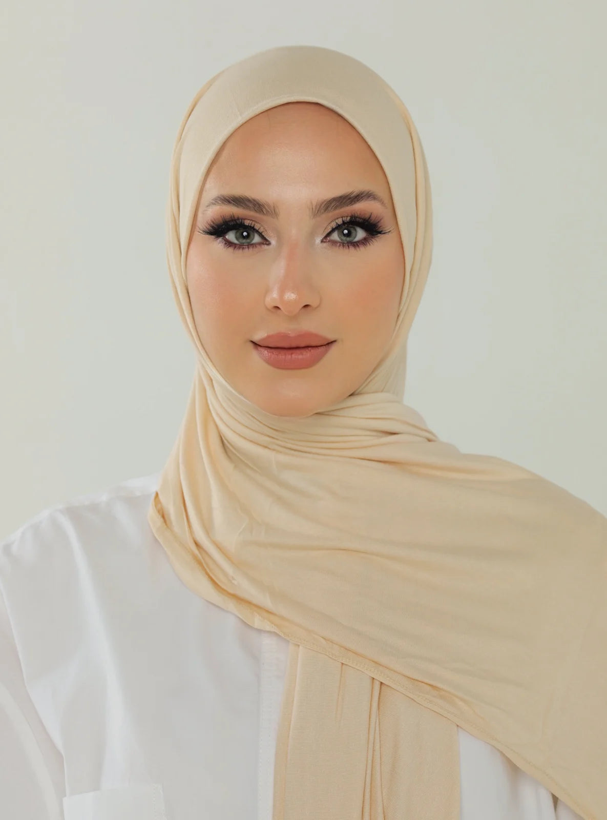 Jersey Hijab - Warm Beige