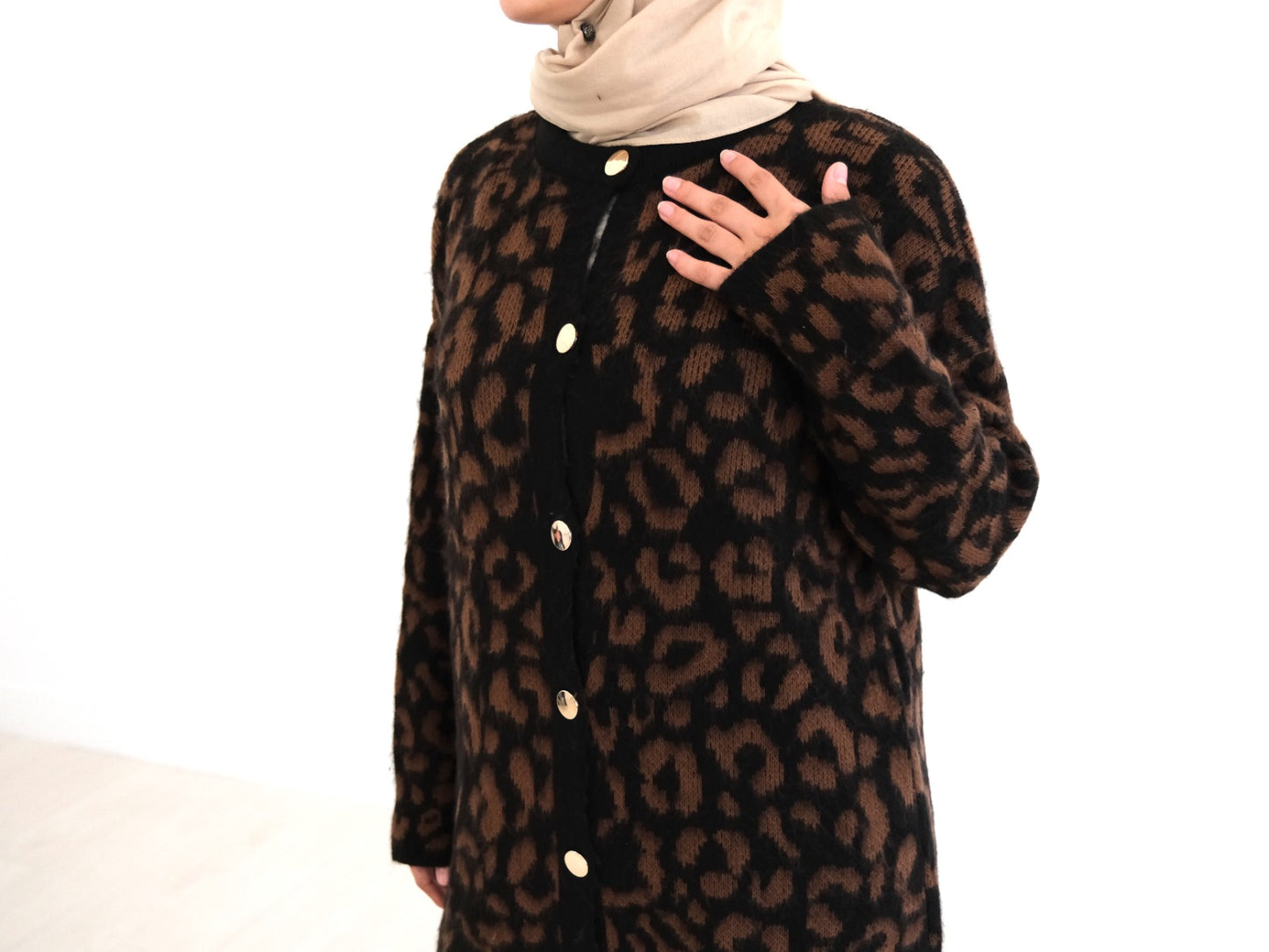 Leopard Print Cardigan