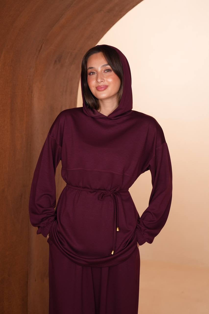 Haven Set in plum – Modestique