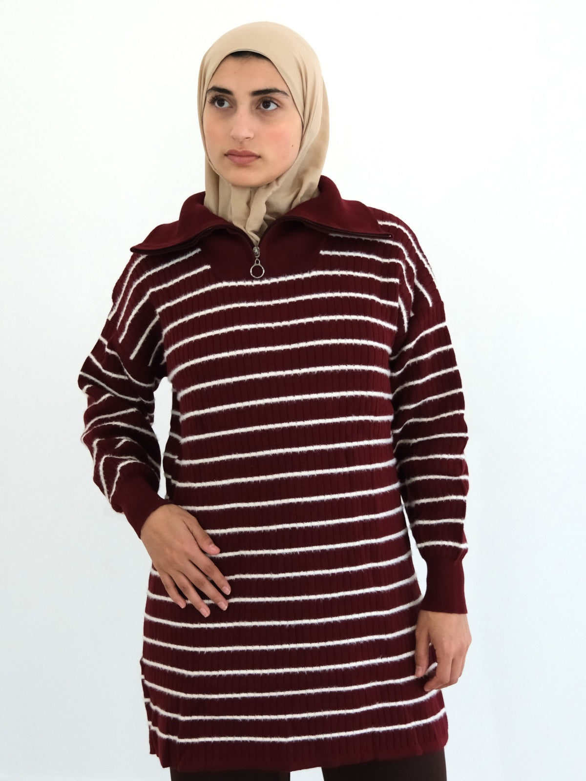 Striped Knit Tunic