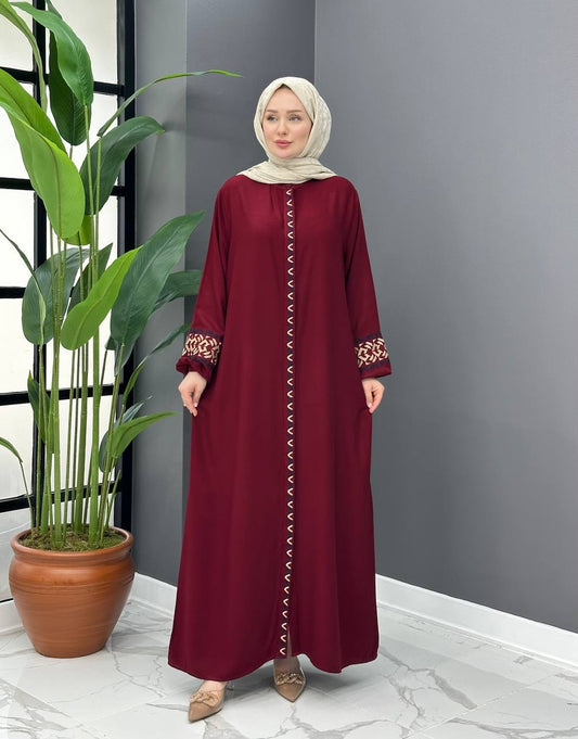 Belmondo Button Down Abaya