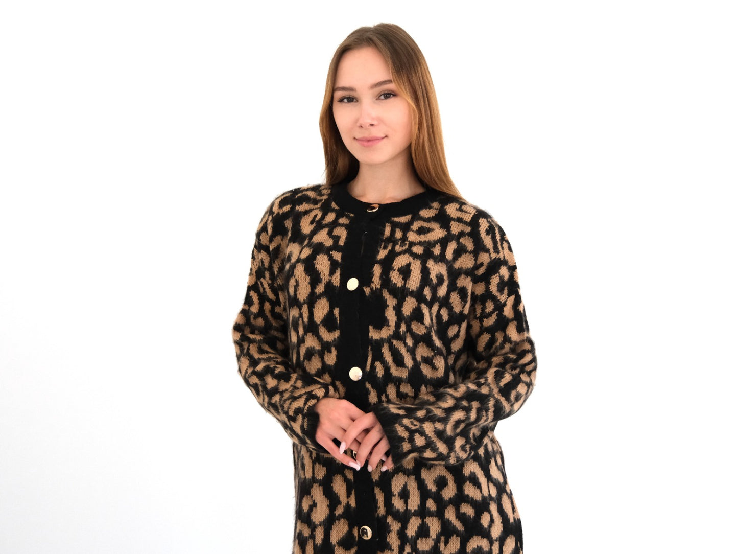 Leopard Print Cardigan