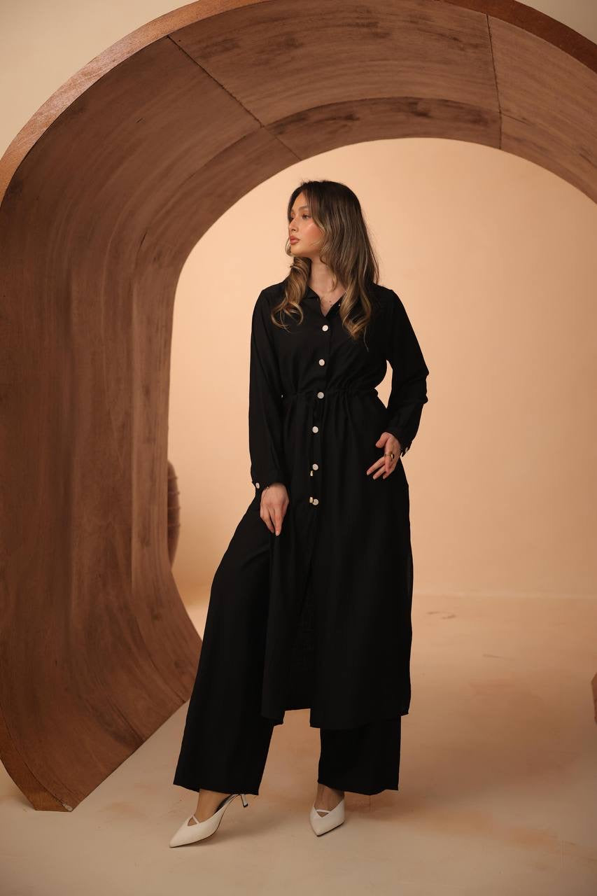 Elegance in Motion Set - Buttoned Cuffs