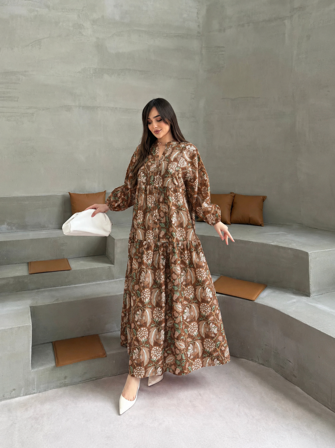Cocoa Bloom Summer Dress