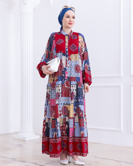 Kilim Patch Dress