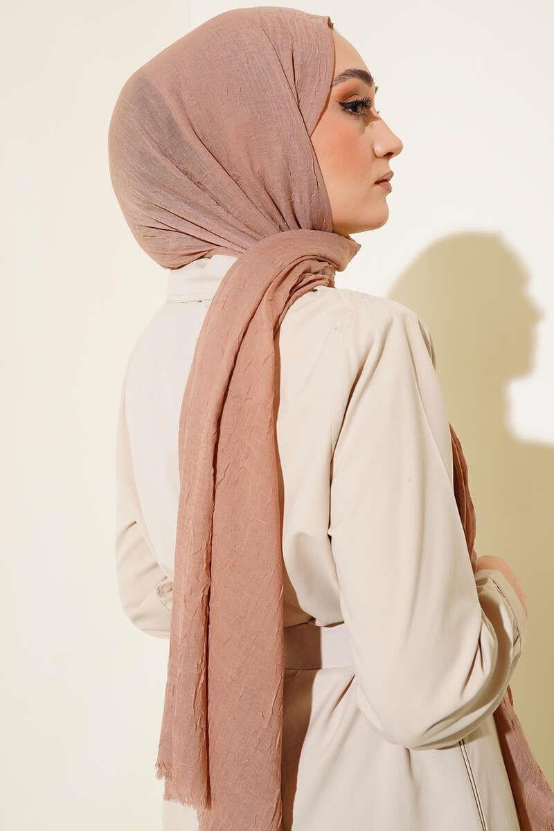 Bamboo Crush Hijab - Mink