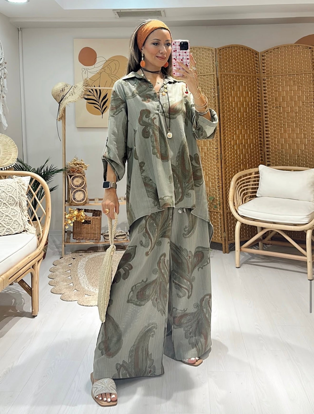 Bohemian Olive Set