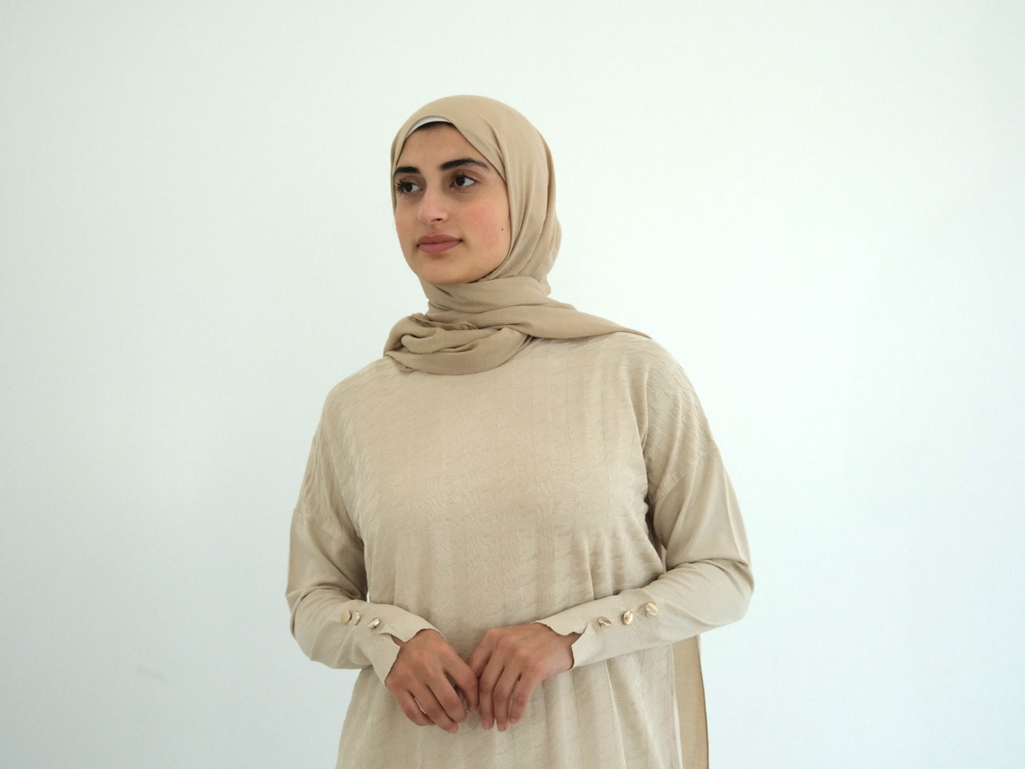 Cool-Touch Houndstooth Tunic