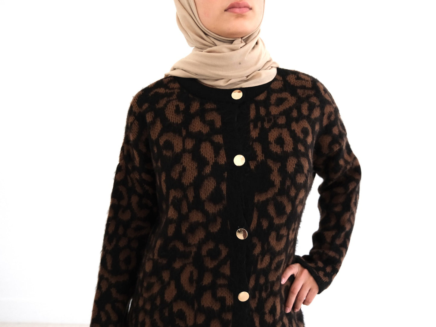 Leopard Print Cardigan
