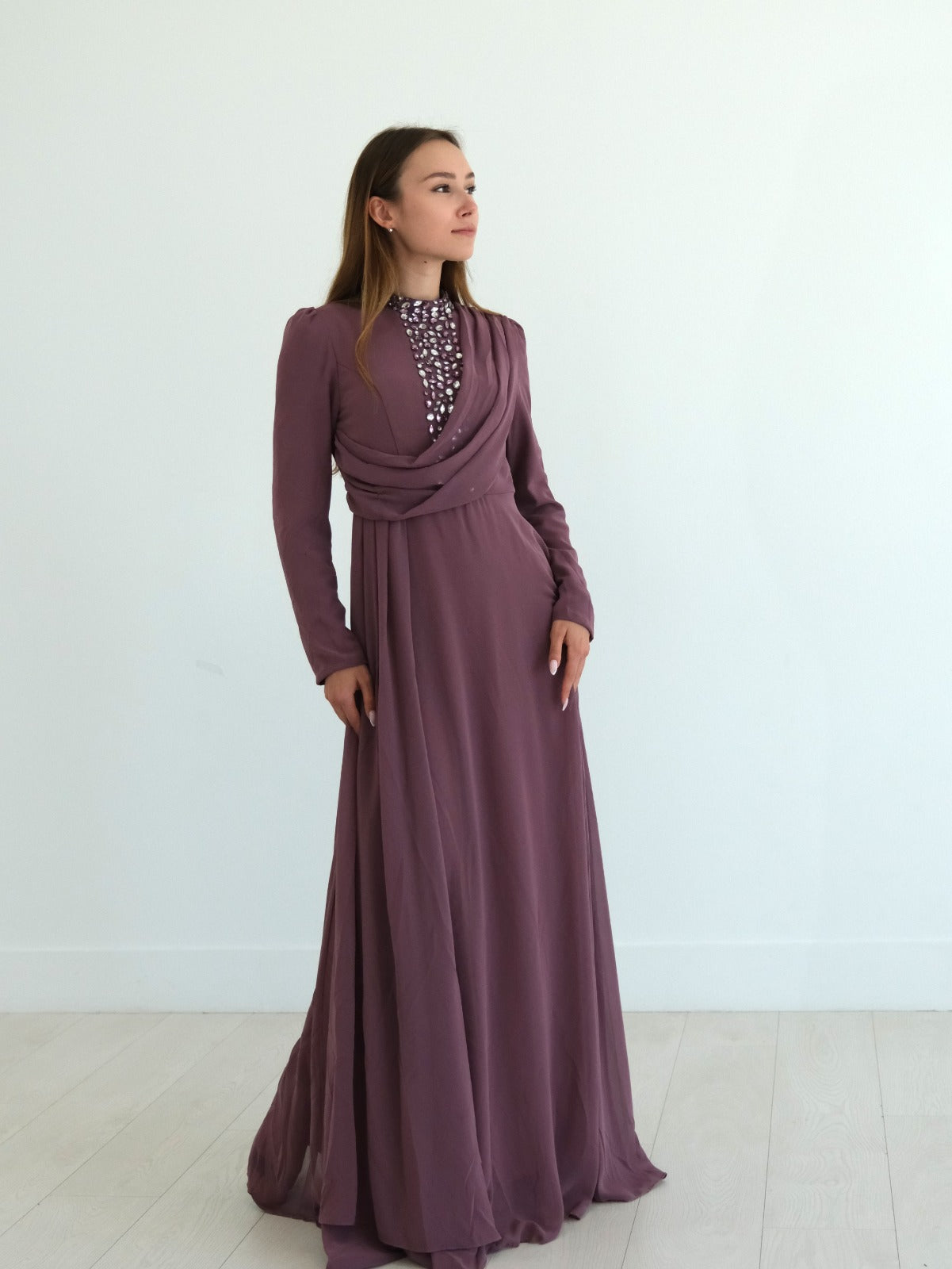 Nora Dress in Purple