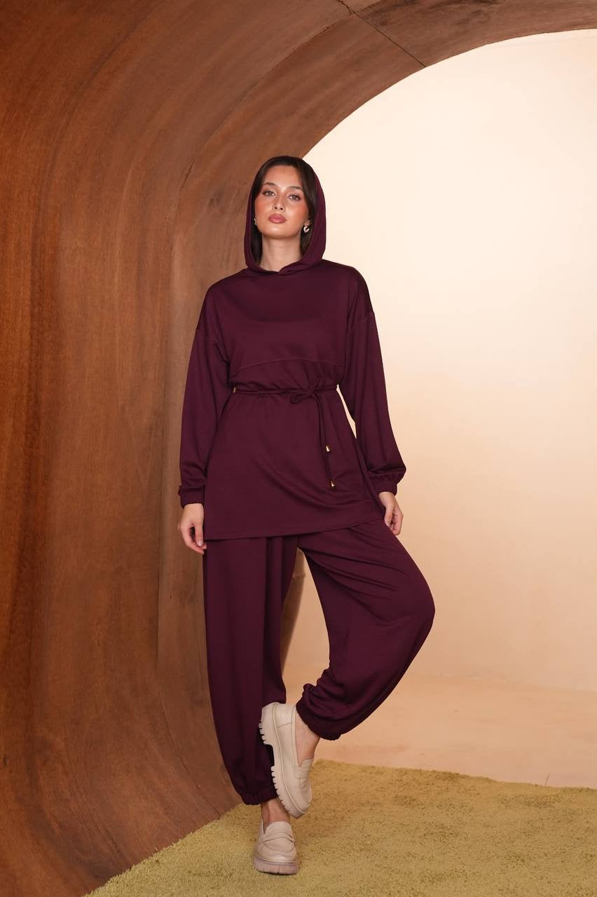 Haven Set in plum – Modestique