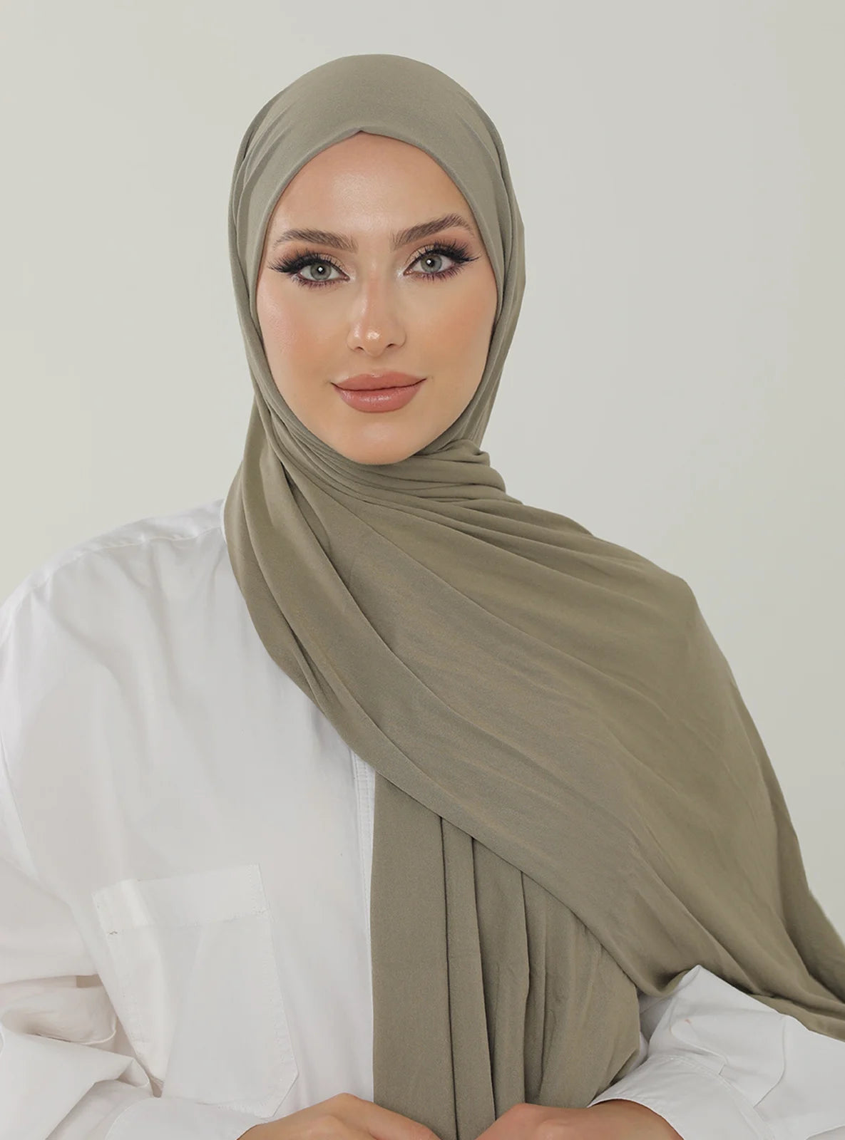 Jersey Hijab - Sage