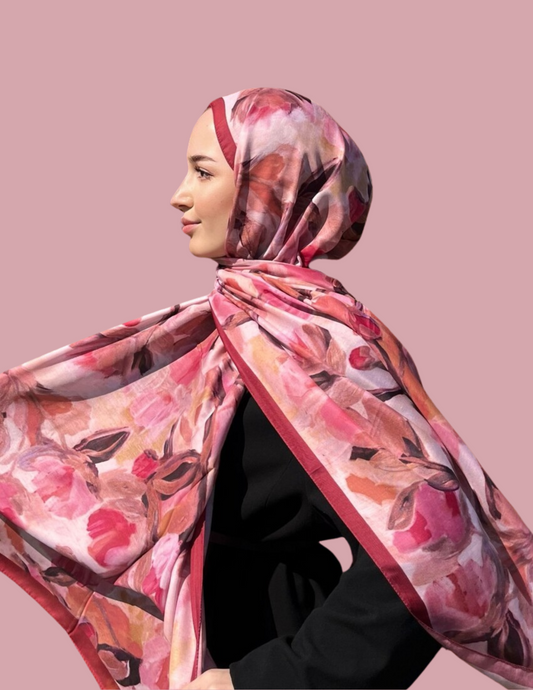 Watercolor Bloom Print - Rose