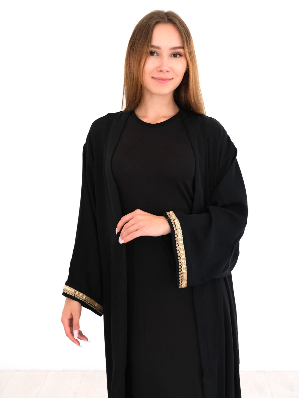 Black Abaya with Belt
