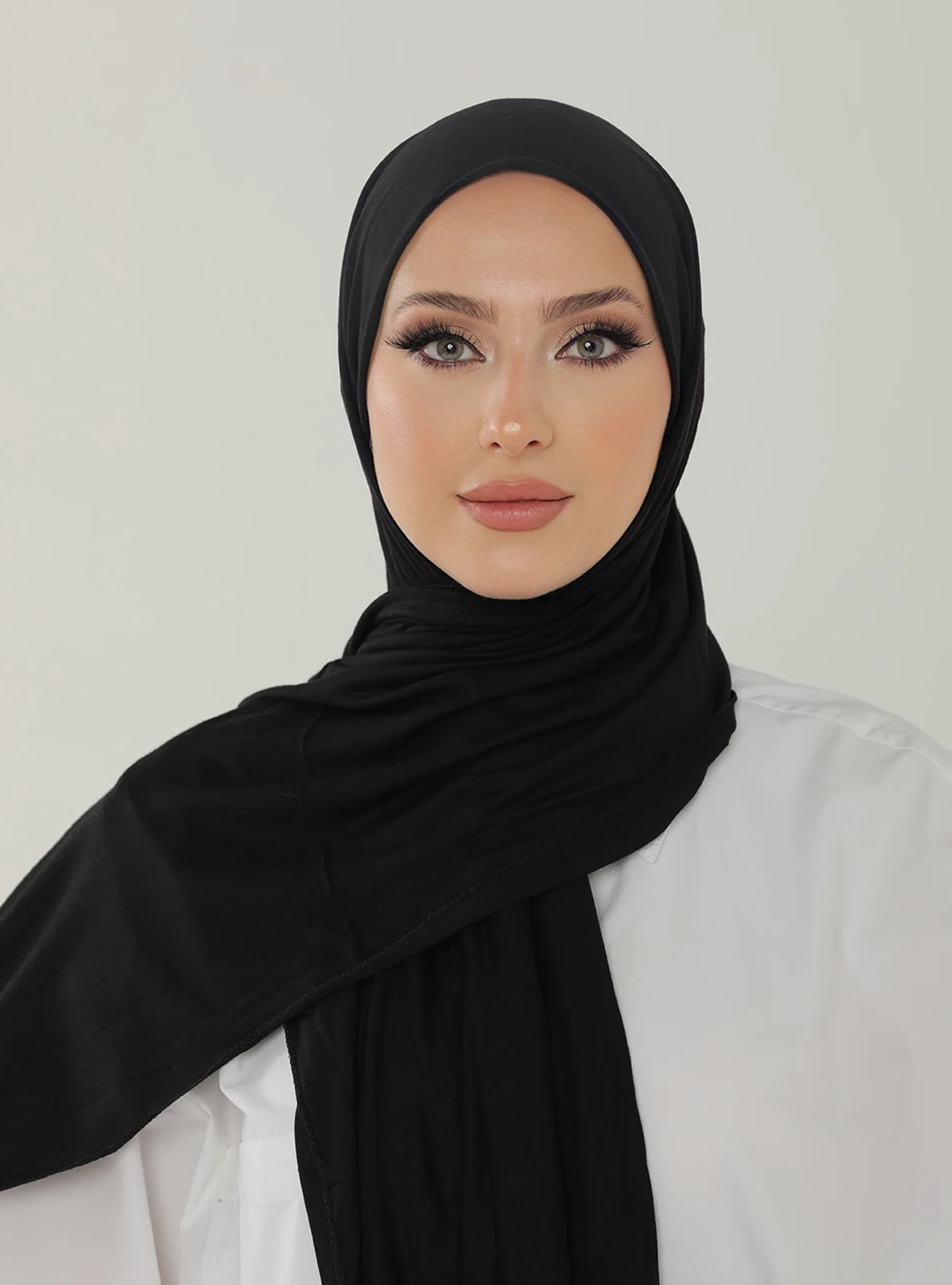 Jersey Hijab - Black