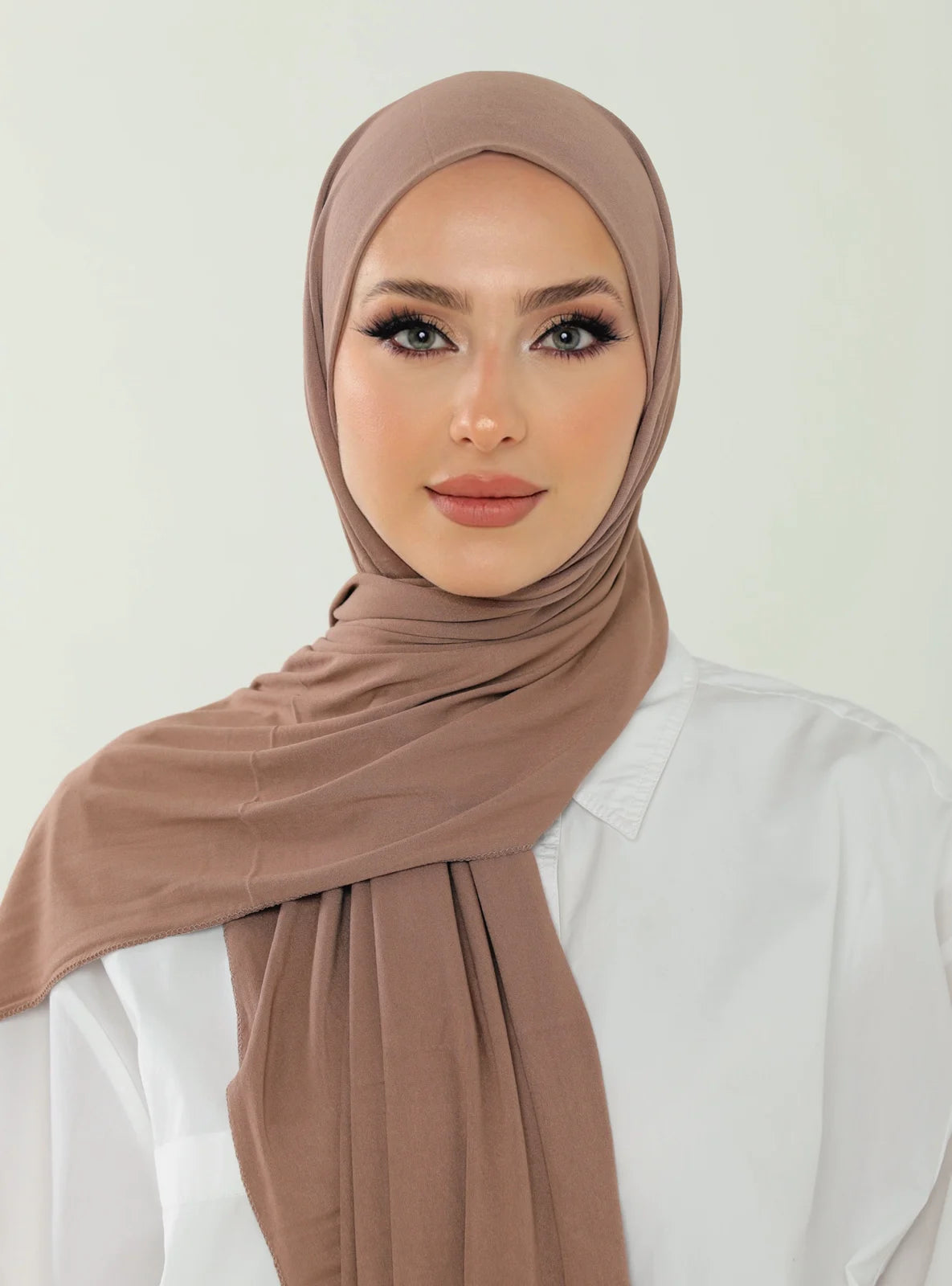 Jersey Hijab - Light Brown