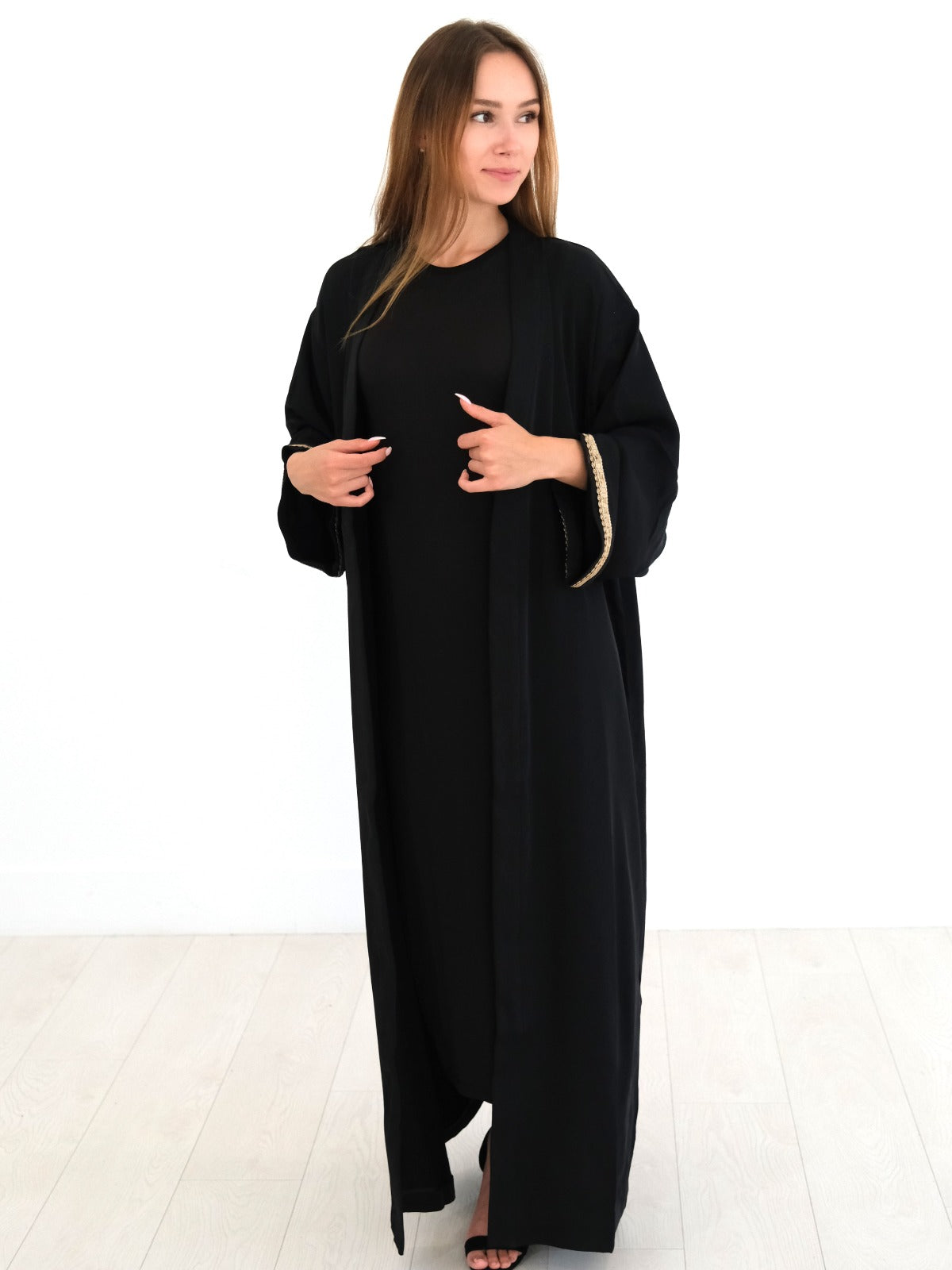 Black Abaya with Belt