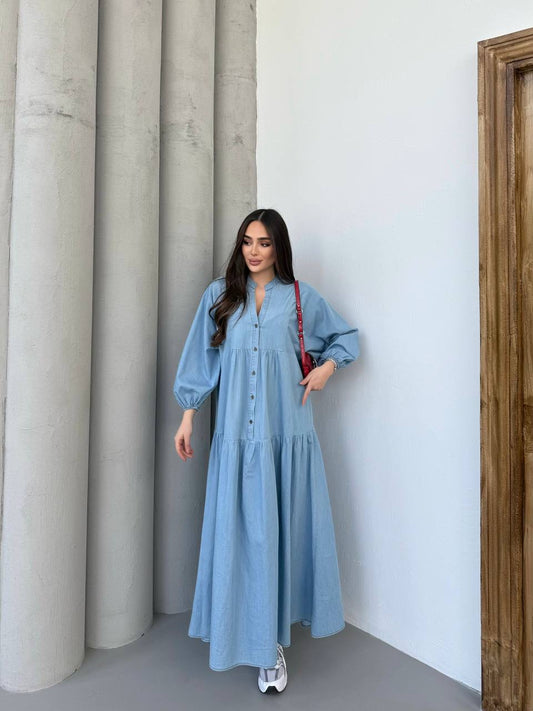 Denim Summer Dress - Light