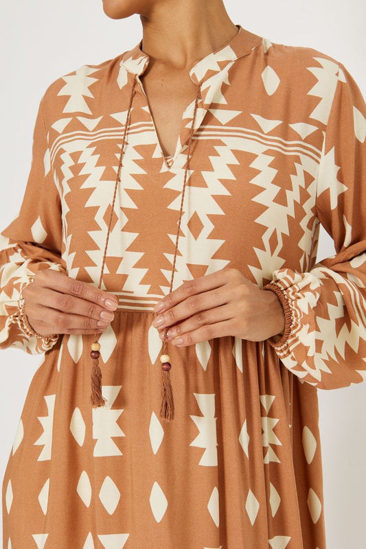 Anatolia Dress - Caramel