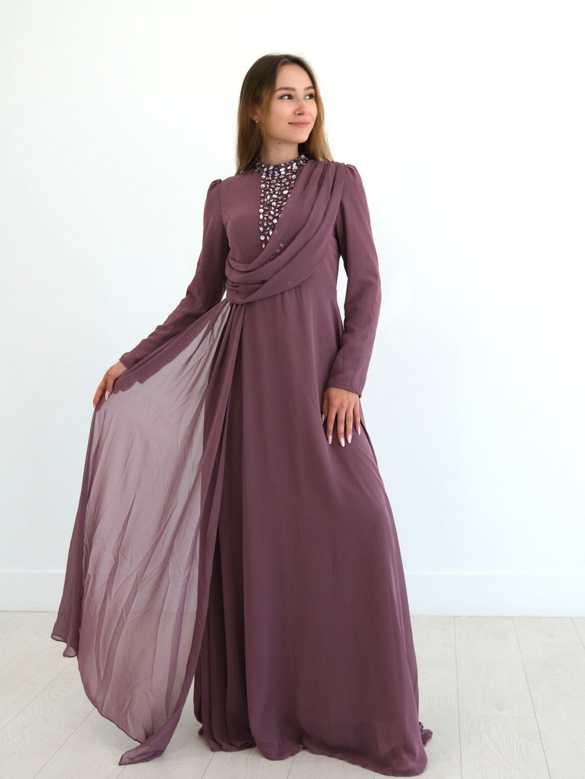Nora Dress in Purple