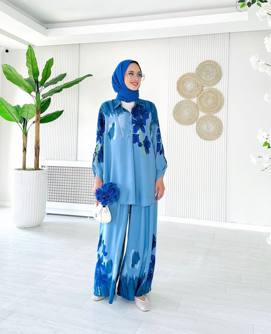 Flora Set in Blue