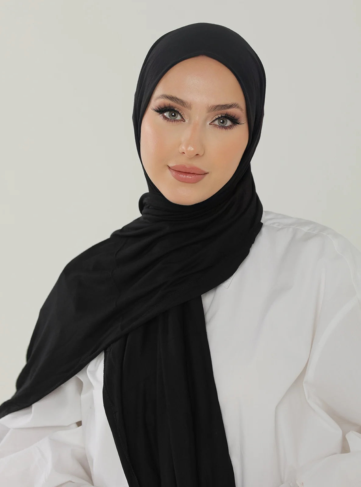 Jersey Hijab - Black