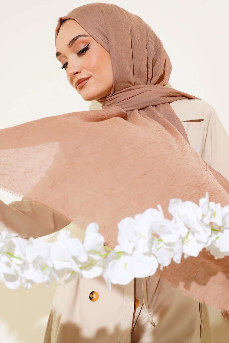 Bamboo Crush Hijab - Mink