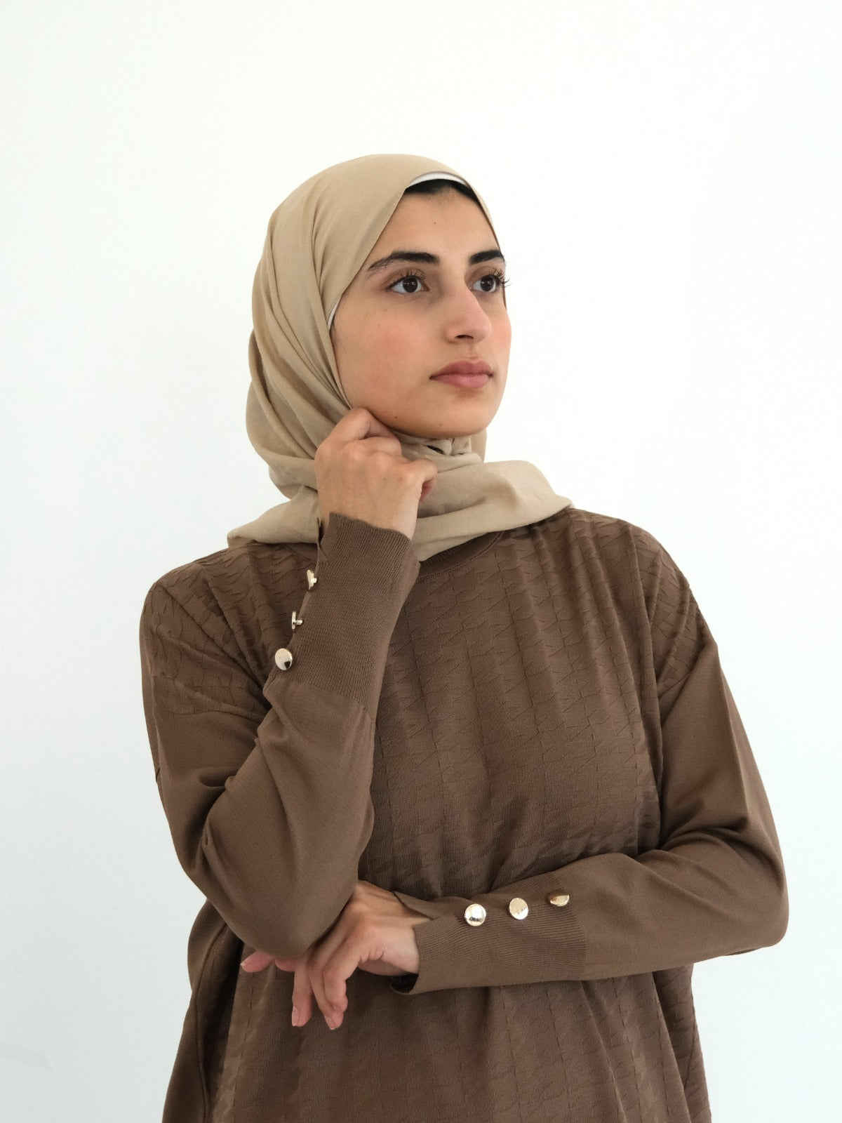 Cool-Touch Houndstooth Tunic