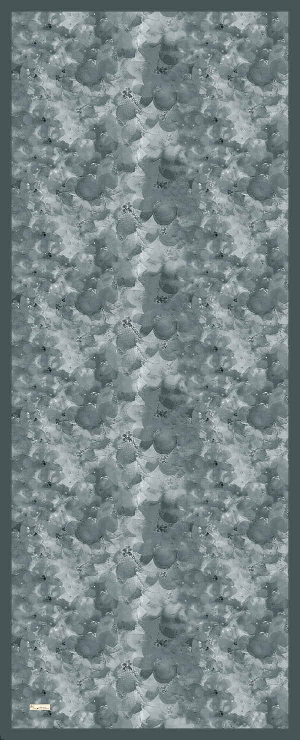 Flora Print Hijab - Gray