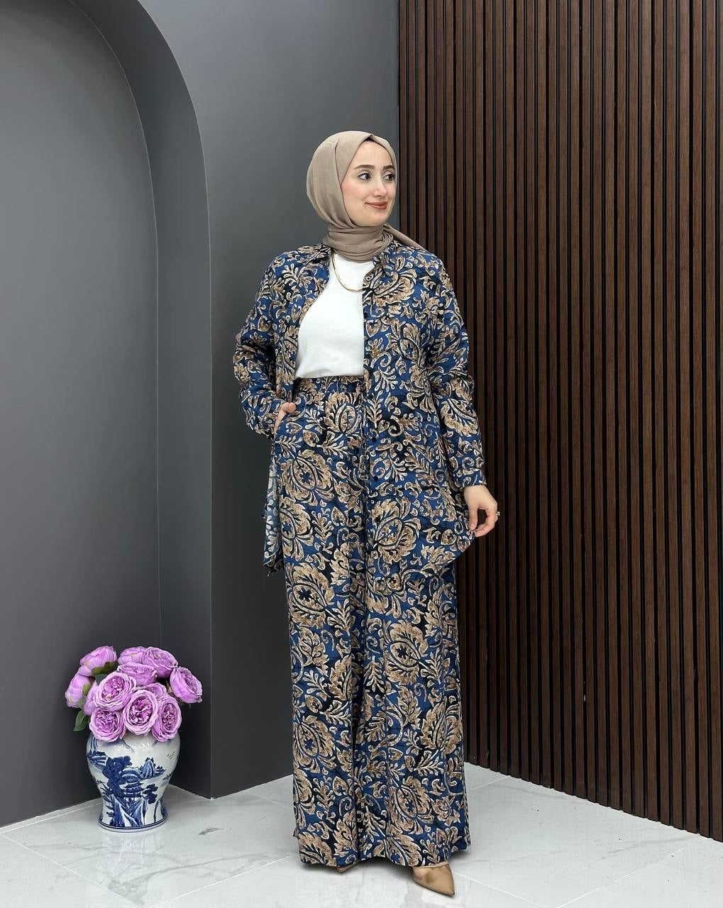 Leaves Pant Set
