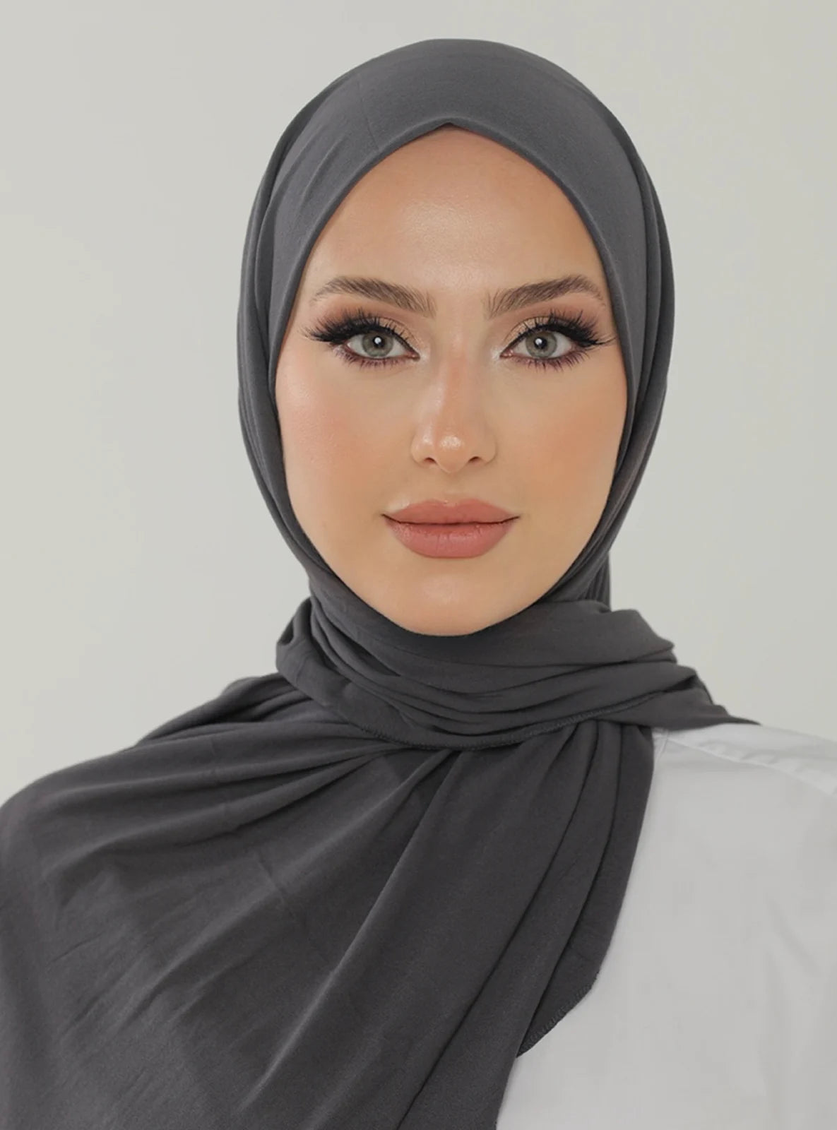 Jersey Hijab - Dark Gray