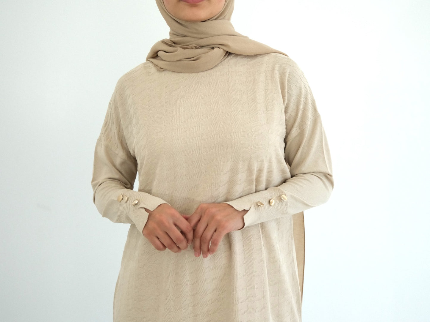 Cool-Touch Houndstooth Tunic