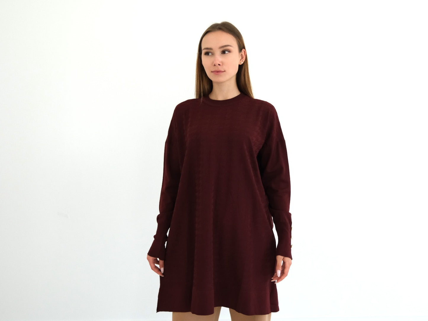 Cool-Touch Houndstooth Tunic