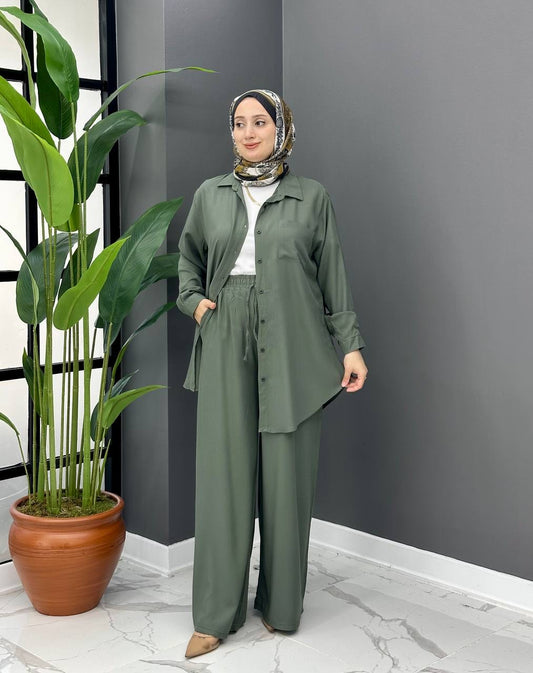 Wide Pants Summer Set