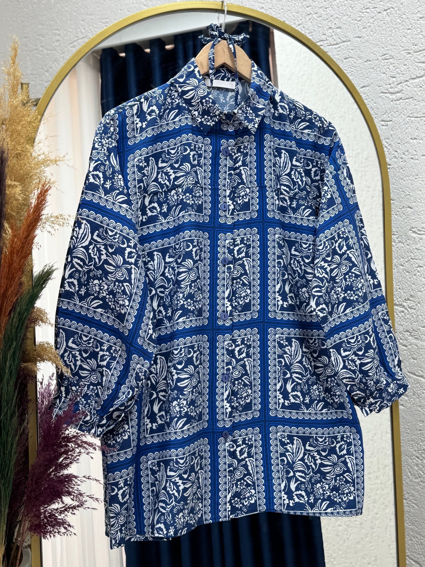 Floral Tunic - Blue