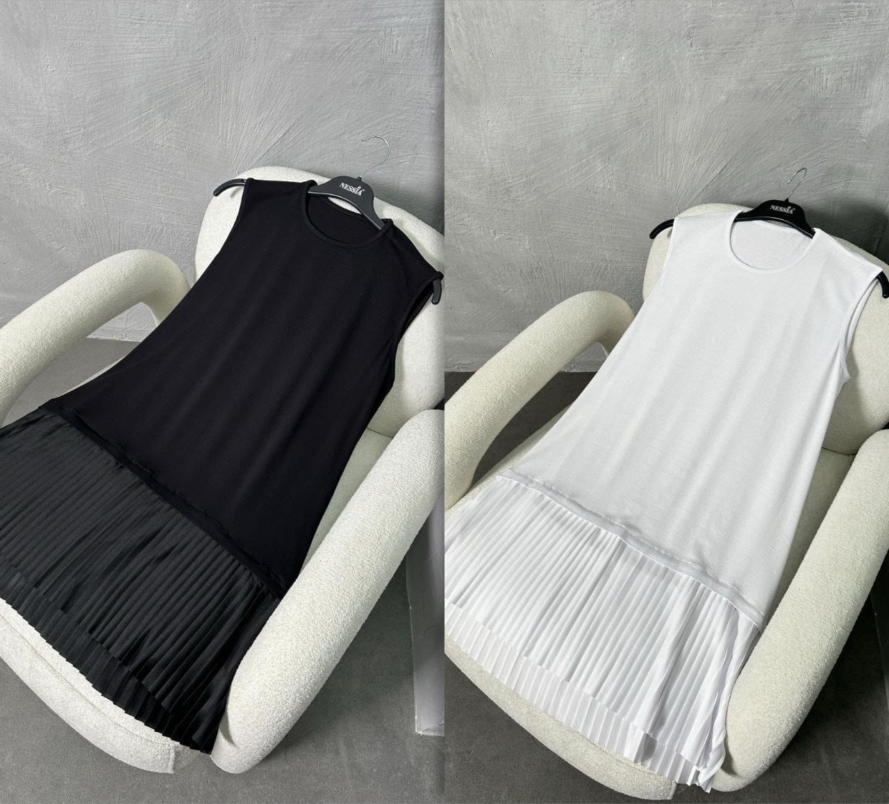 Basics Pleated Tunic Slip On