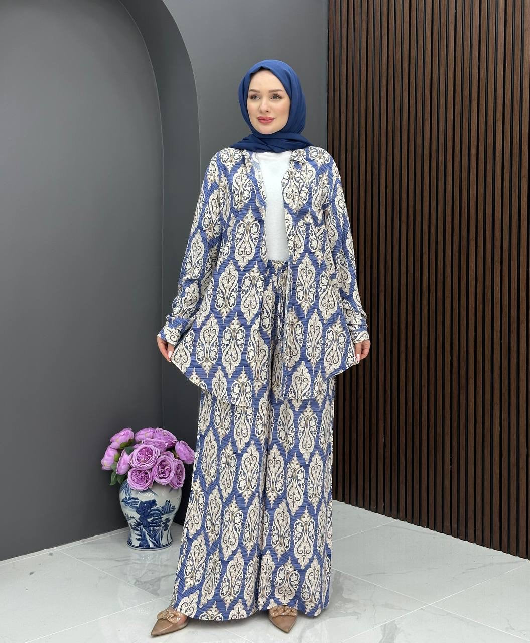 Damask Pant Set